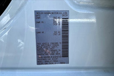 2024 Nissan Altima 2.5 S