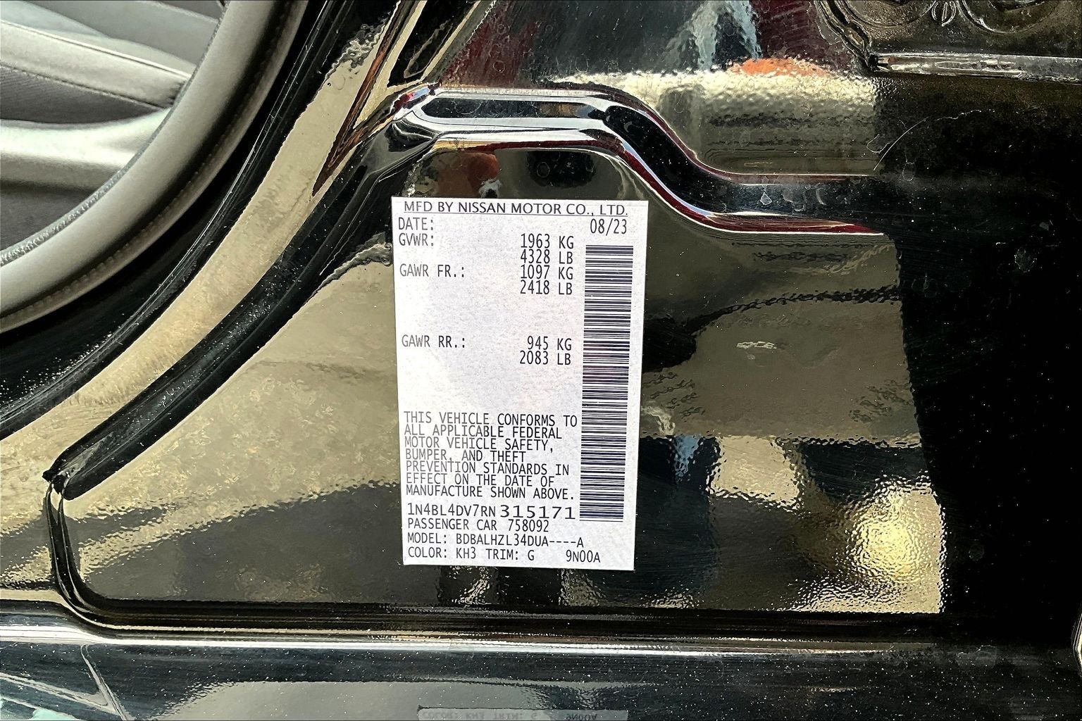 2024 Nissan Altima 2.5 SV