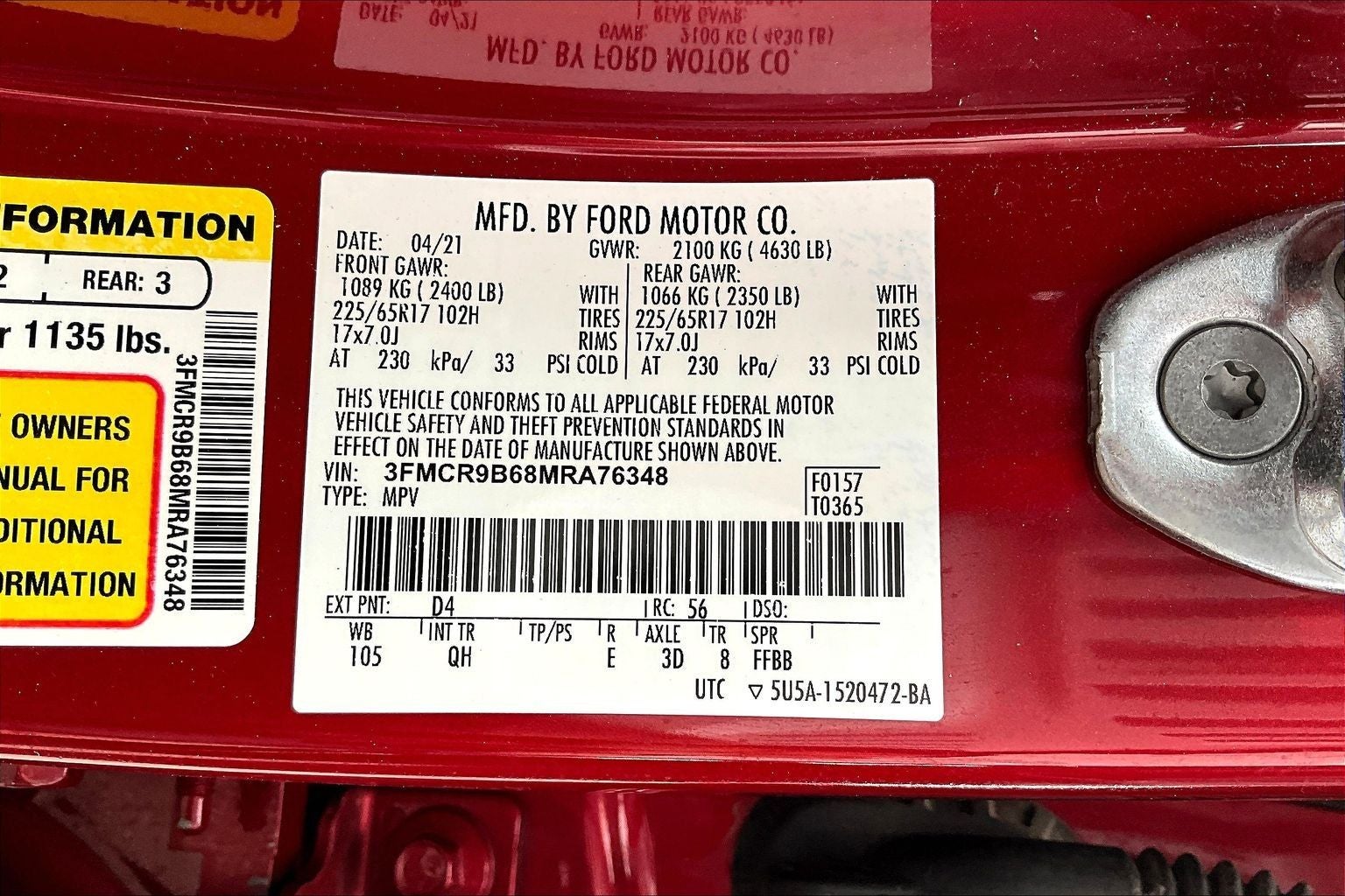 2021 Ford Bronco Sport Big Bend