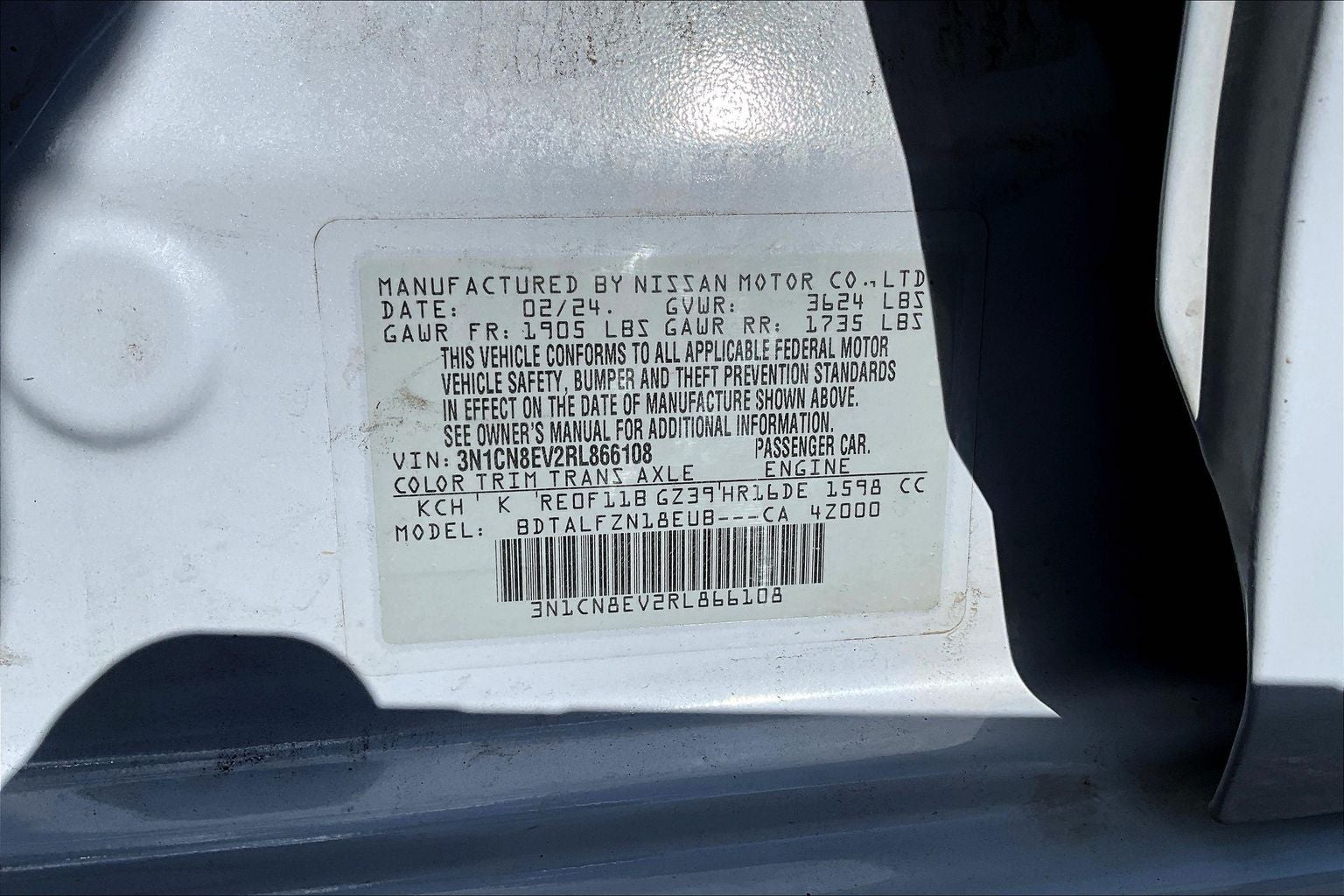 2024 Nissan Versa 1.6 SV