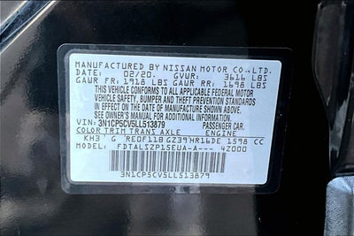 2020 Nissan Kicks SV