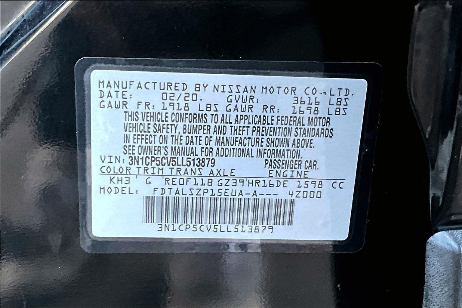 2020 Nissan Kicks SV