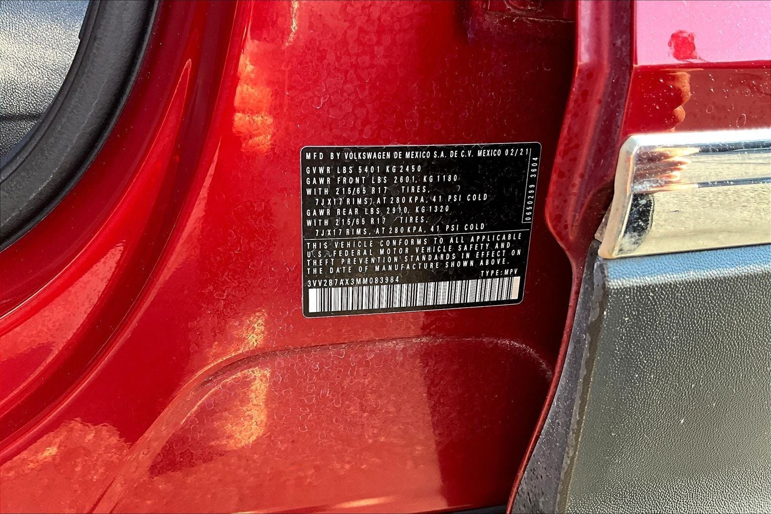 2021 Volkswagen Tiguan 2.0T SE