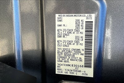 2021 Nissan Rogue SL