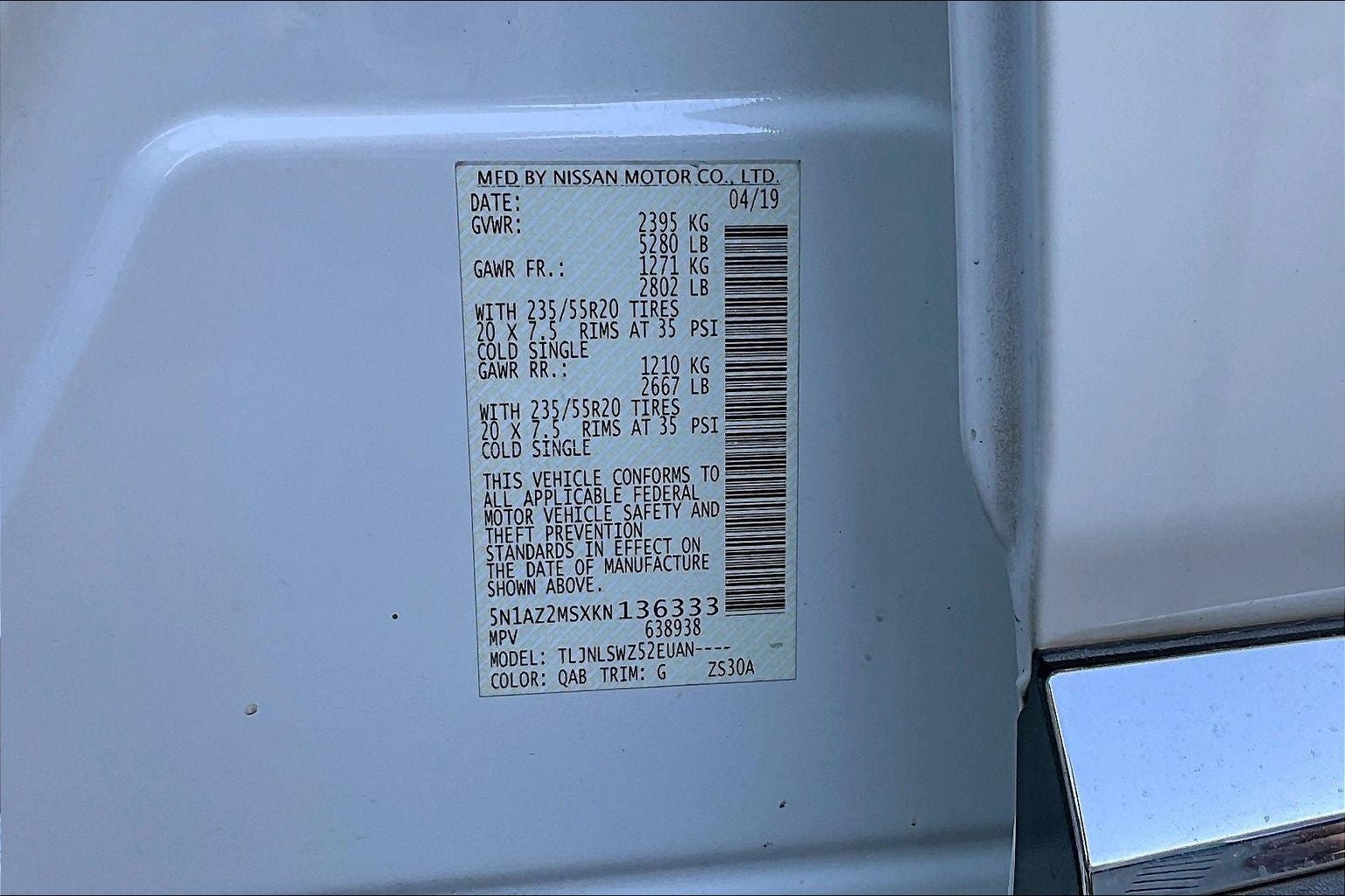 2019 Nissan Murano Platinum