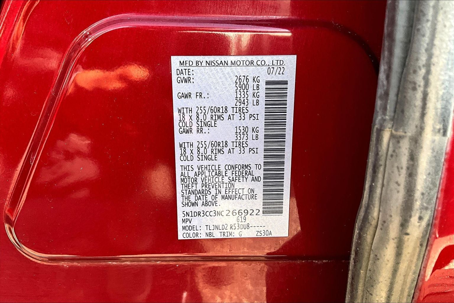 2022 Nissan Pathfinder SL