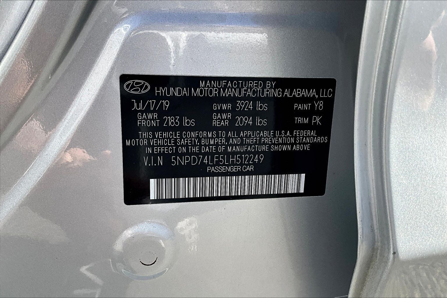 2020 Hyundai Elantra SE