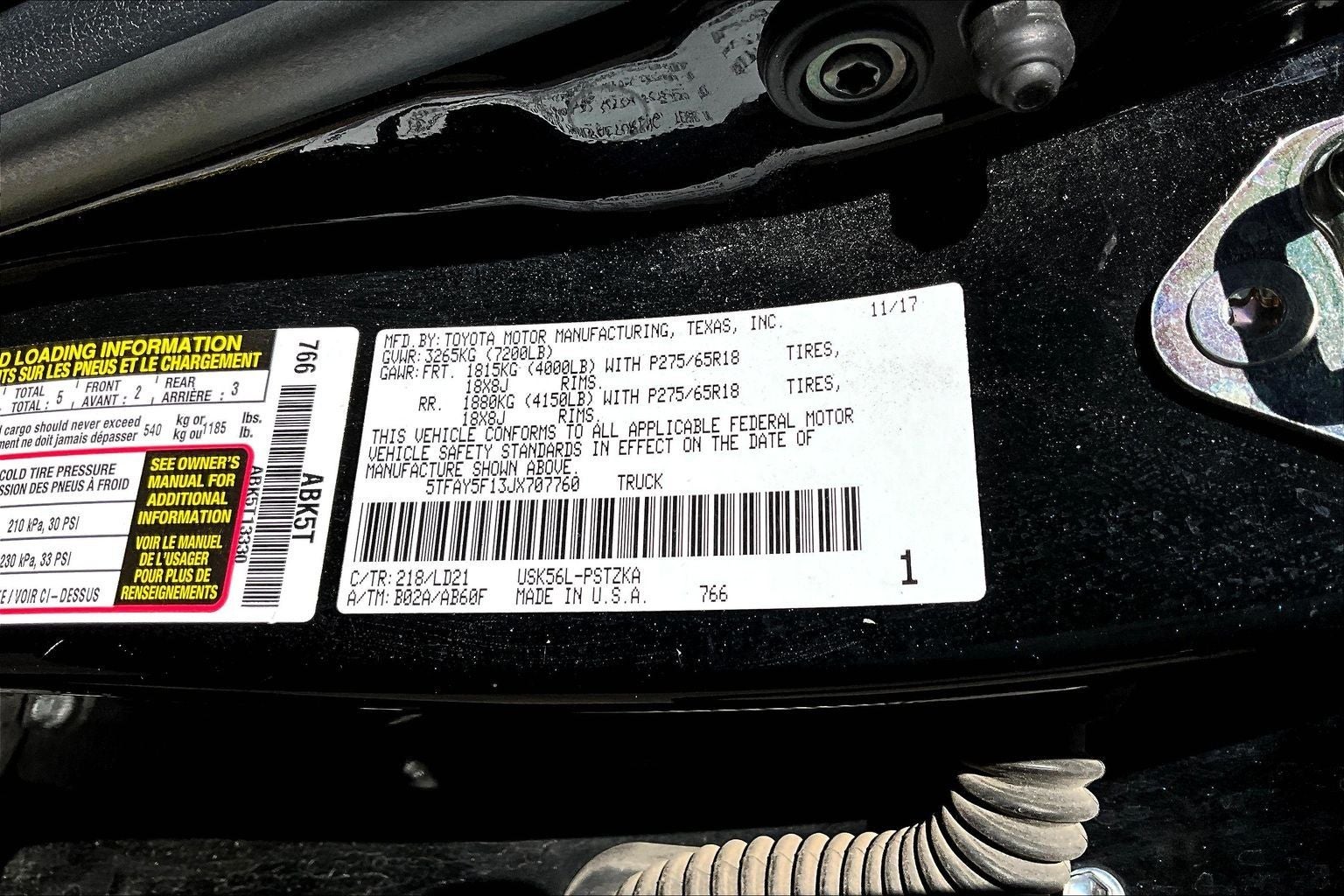 2018 Toyota Tundra 1794