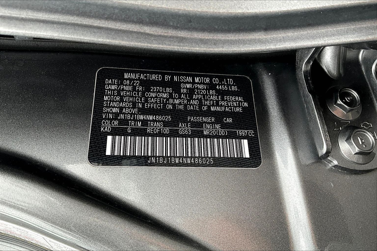 2022 Nissan Rogue Sport SV