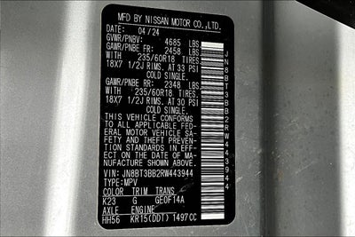 2024 Nissan Rogue SV