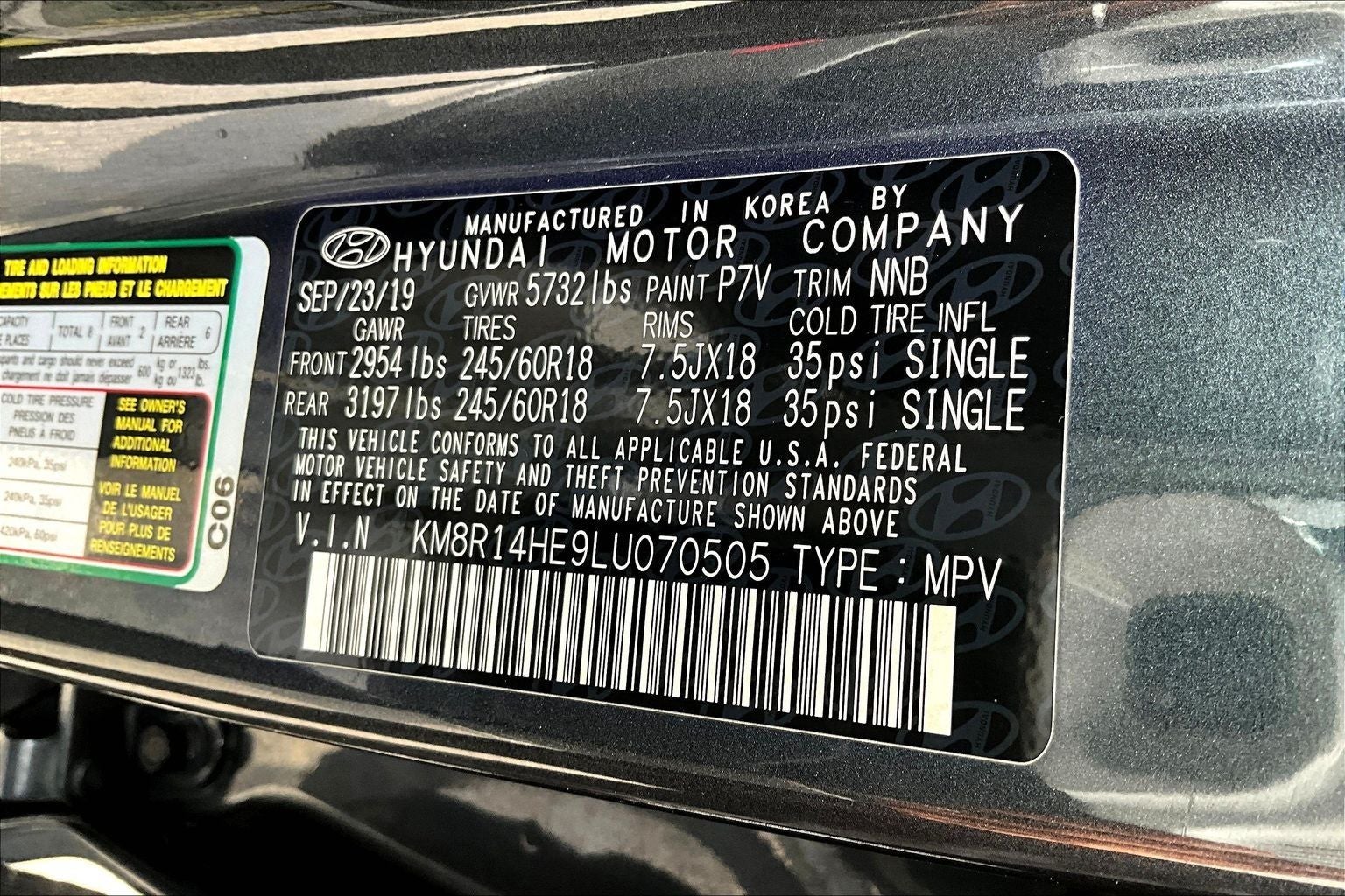 2020 Hyundai Palisade SE