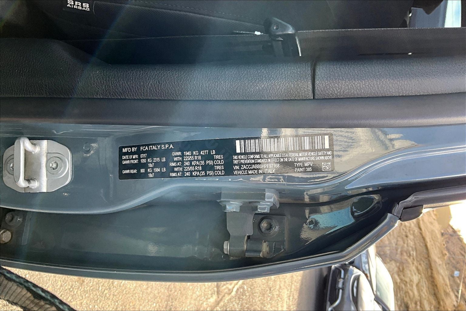 2017 Jeep Renegade Altitude