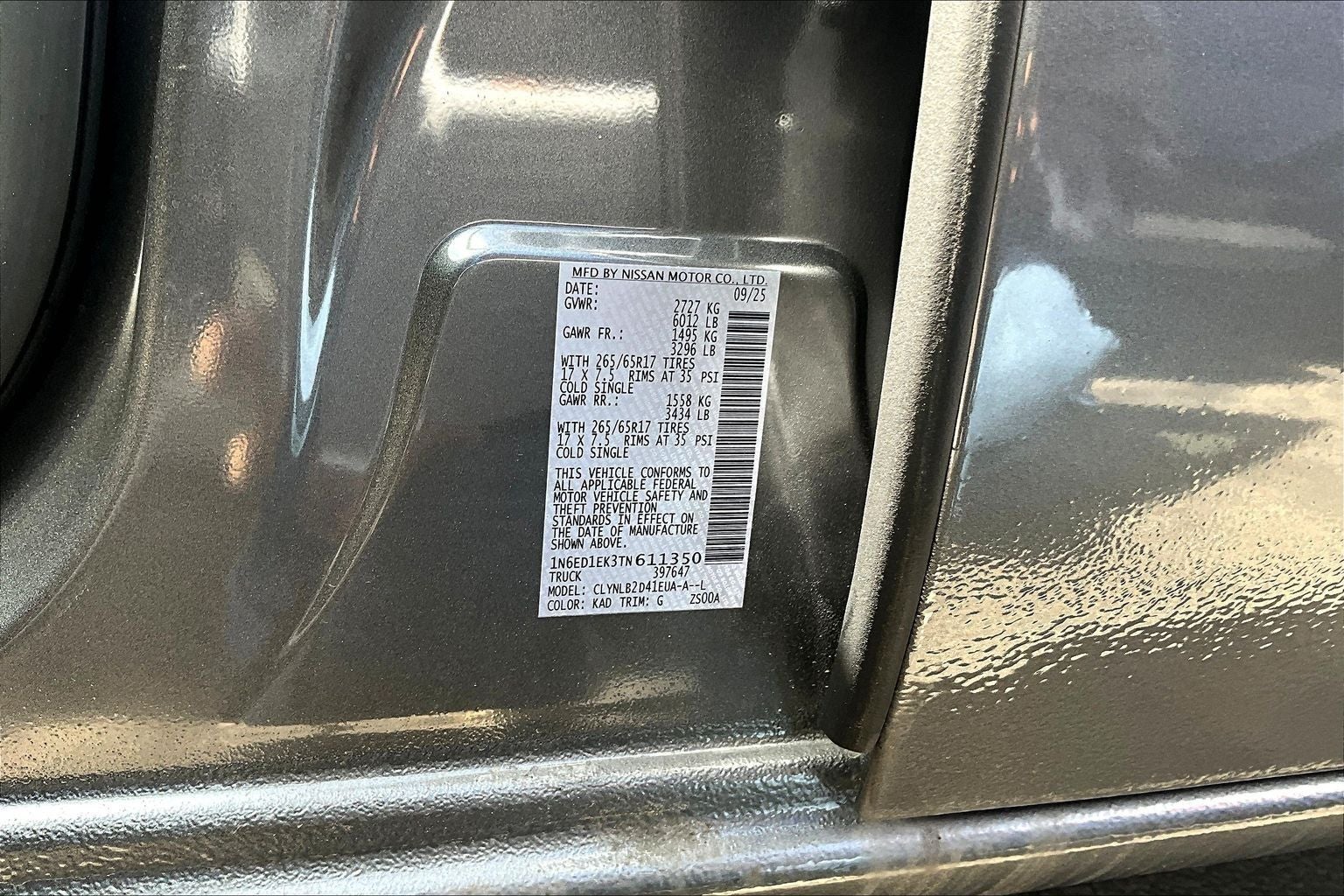2026 Nissan Frontier Crew Cab SV