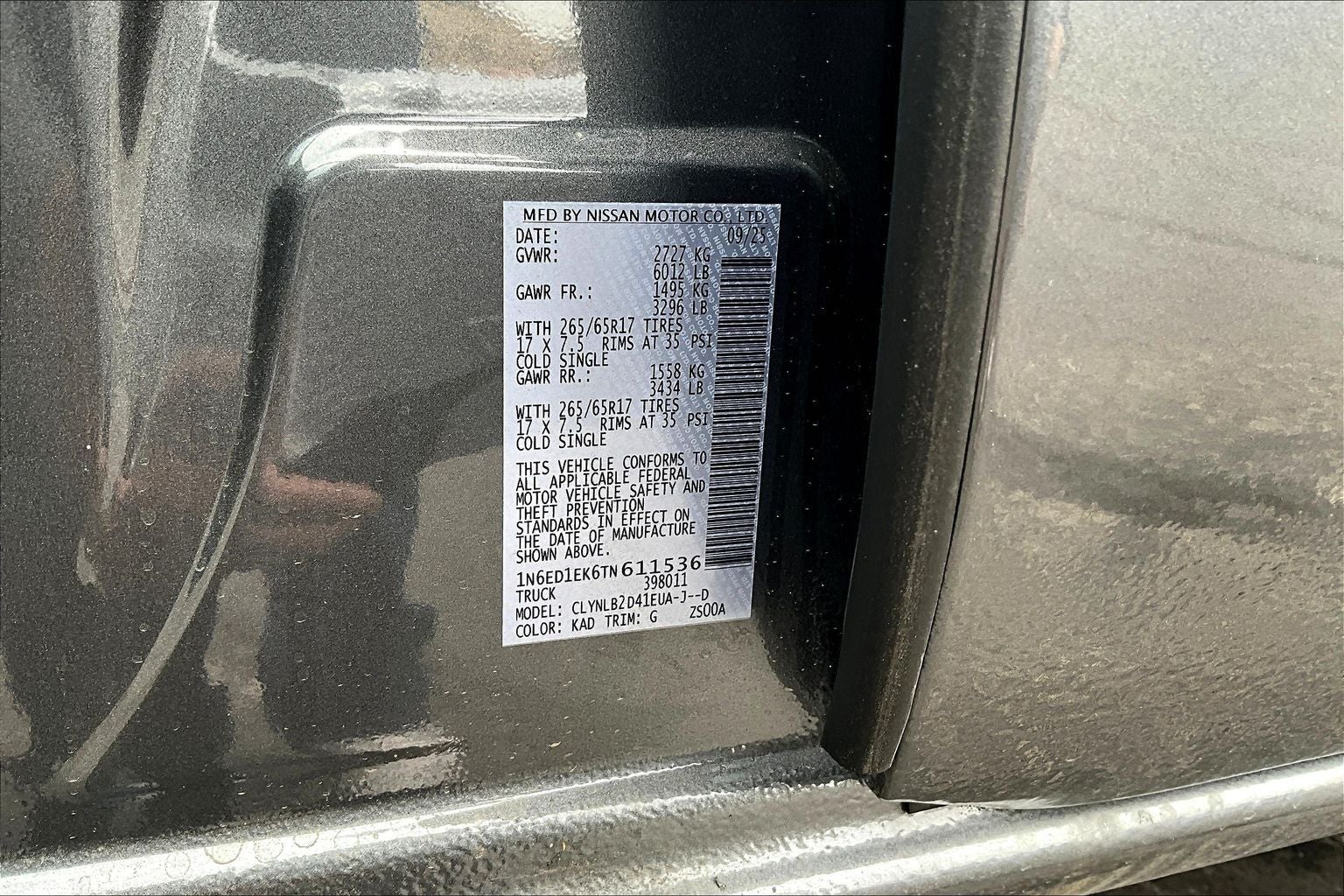 2026 Nissan Frontier Crew Cab SV