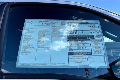 2026 Nissan Frontier Crew Cab SV