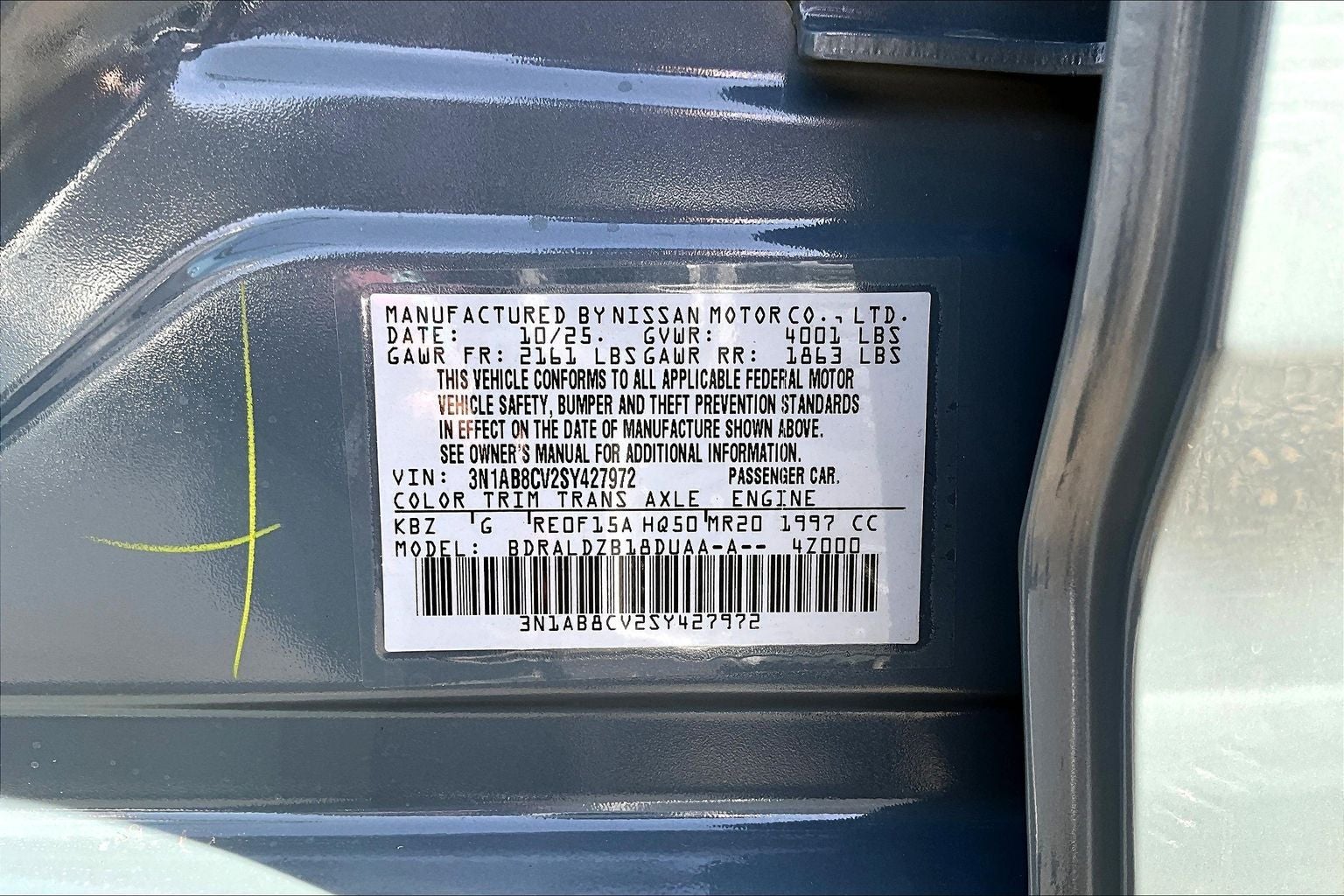 2025 Nissan Sentra SV