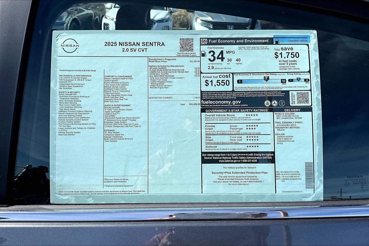 2025 Nissan Sentra SV