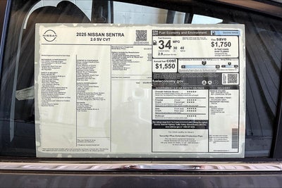 2025 Nissan Sentra SV