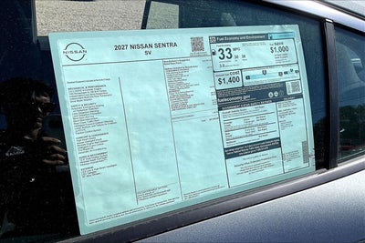 2027 Nissan Sentra SV