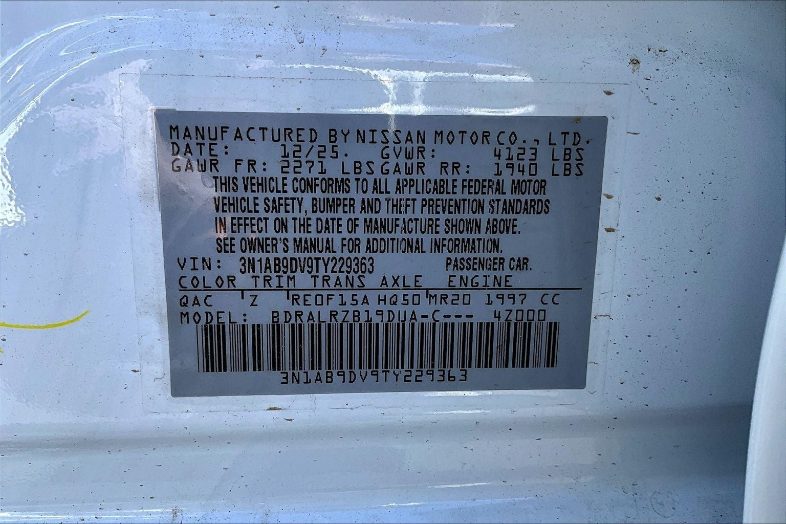 2026 Nissan Sentra SR