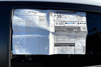 2025 Nissan Versa SV