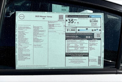 2025 Nissan Versa SV