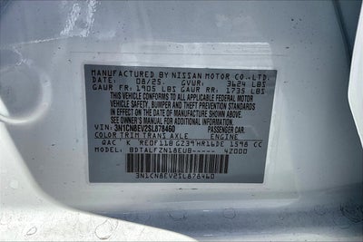 2025 Nissan Versa SV