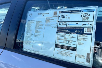 2025 Nissan Versa SV