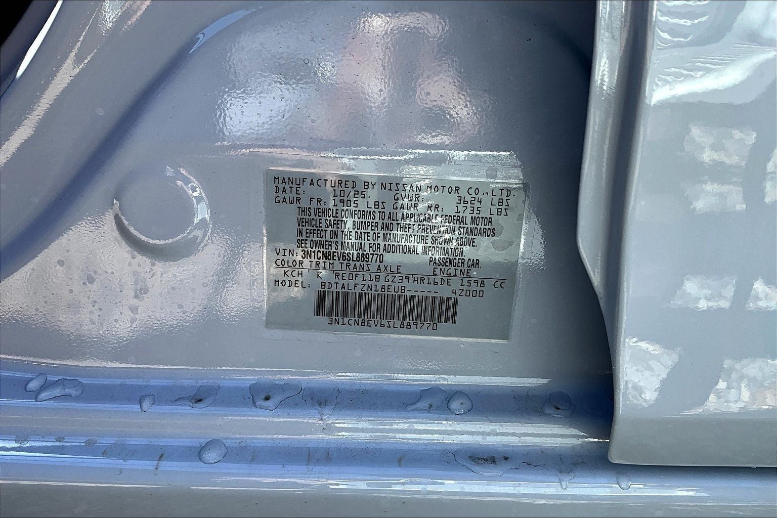 2025 Nissan Versa SV