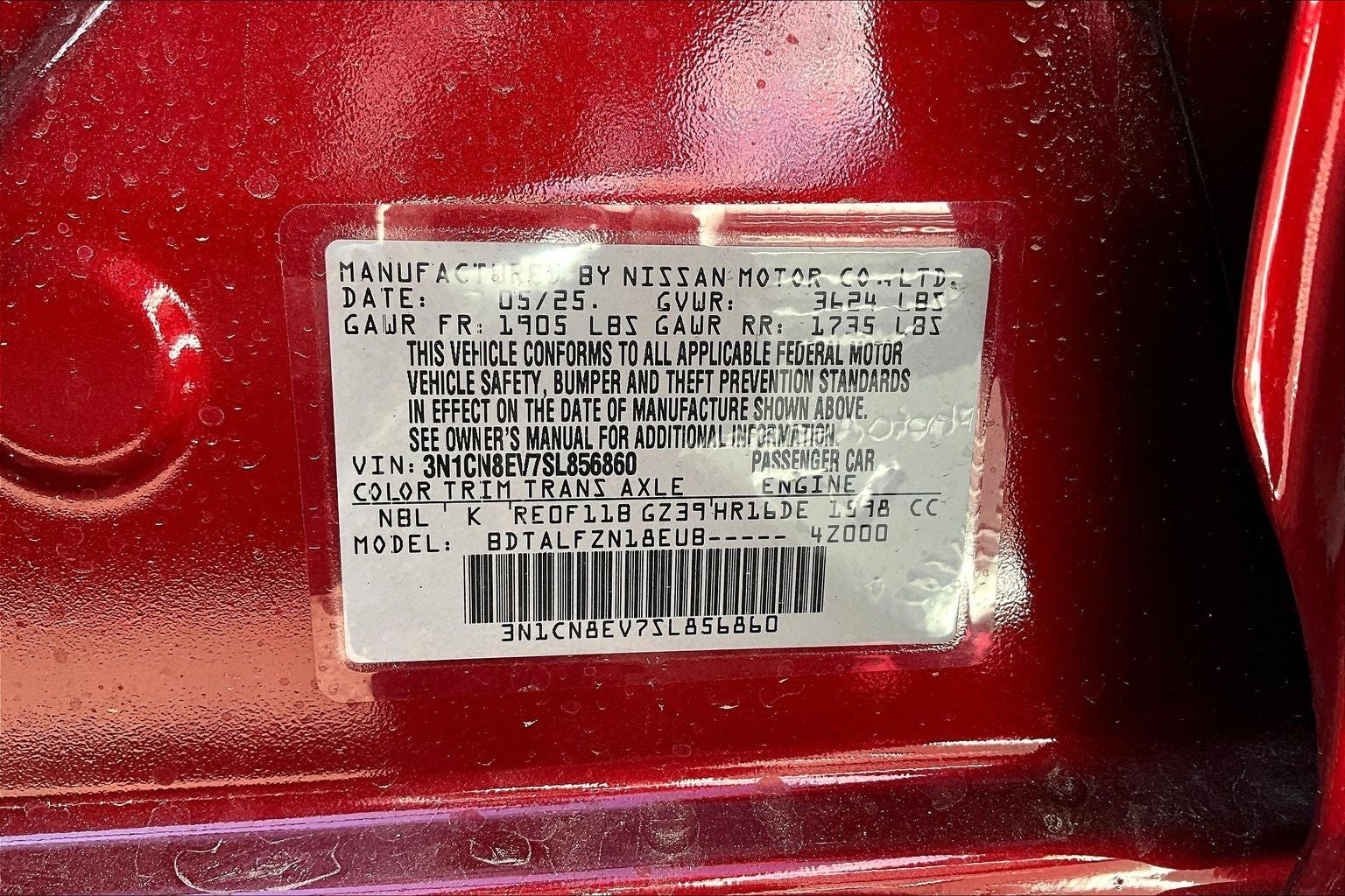 2025 Nissan Versa SV