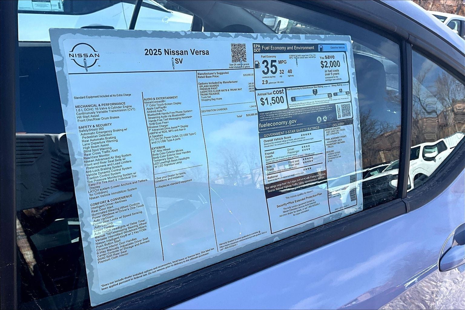 2025 Nissan Versa SV