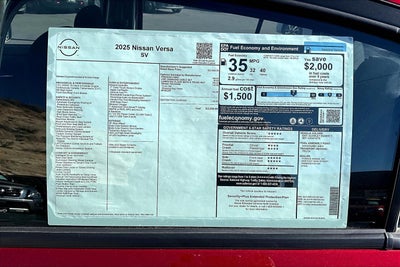 2025 Nissan Versa SV