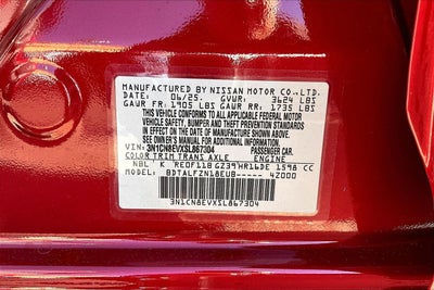 2025 Nissan Versa SV