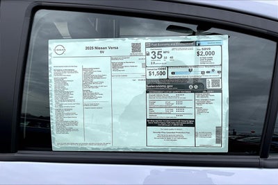 2025 Nissan Versa SV