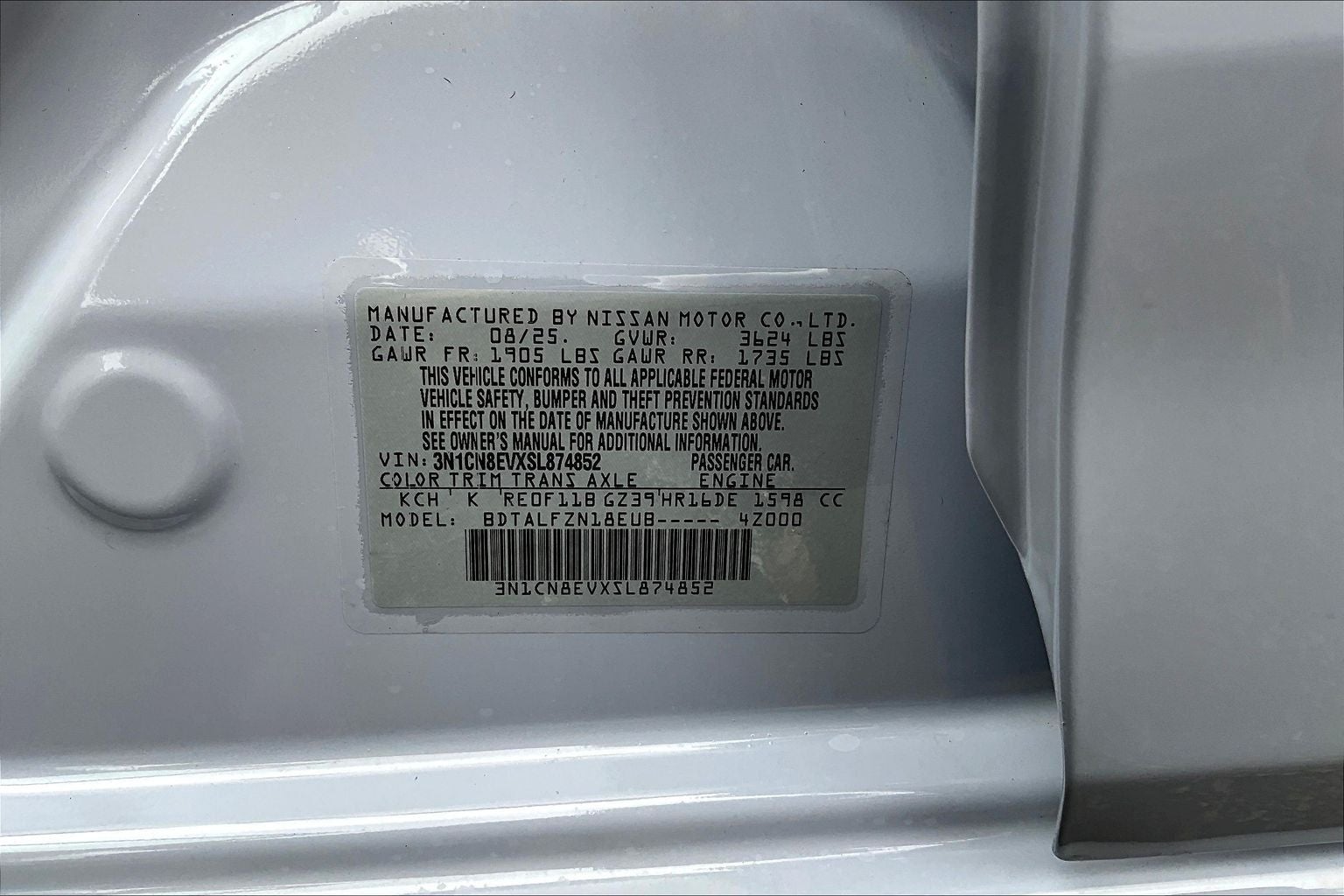 2025 Nissan Versa SV