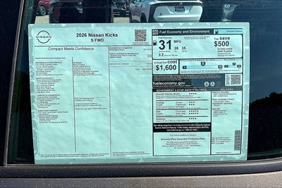 2026 Nissan Kicks S