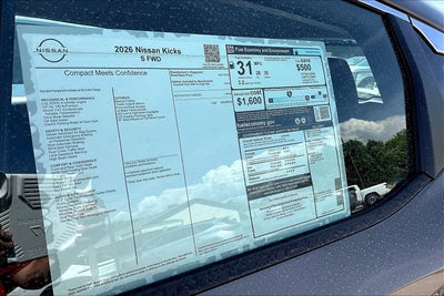 2026 Nissan Kicks S