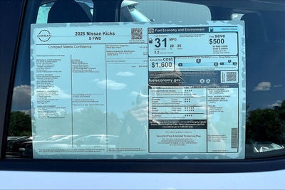 2026 Nissan Kicks S