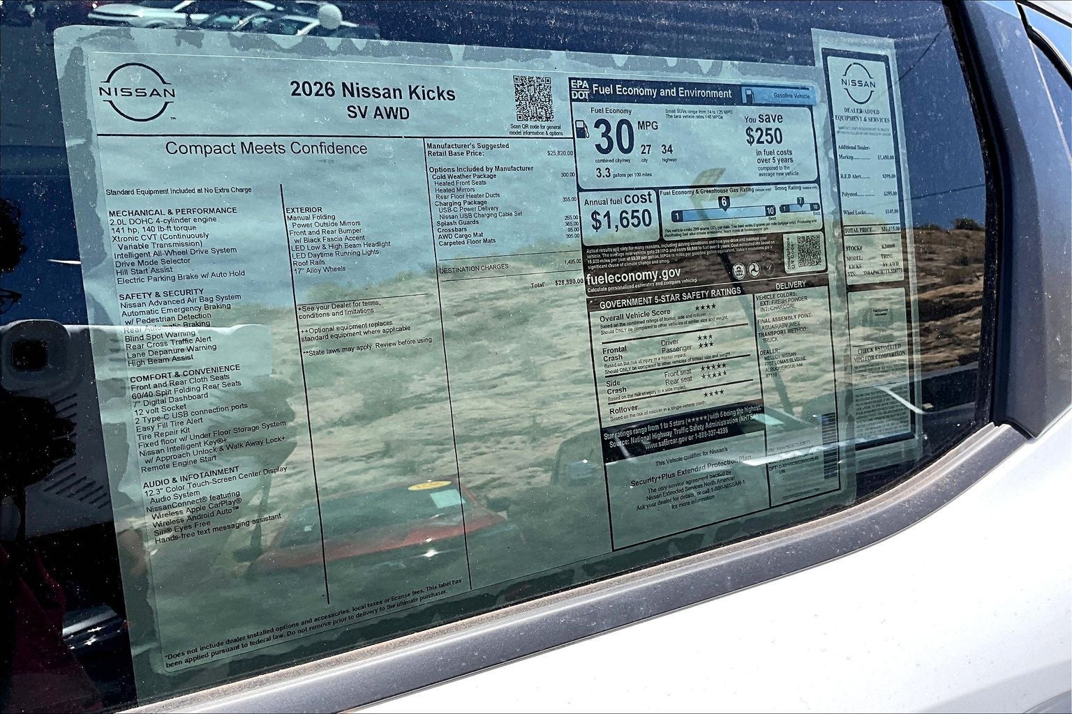 2026 Nissan Kicks SV