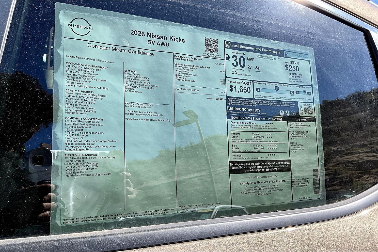 2026 Nissan Kicks SV