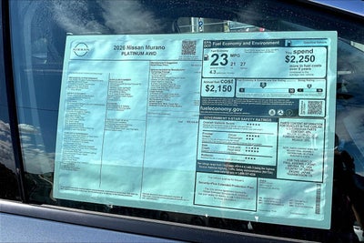 2026 Nissan Murano Platinum