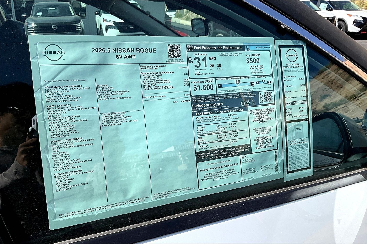 2026 Nissan Rogue SV