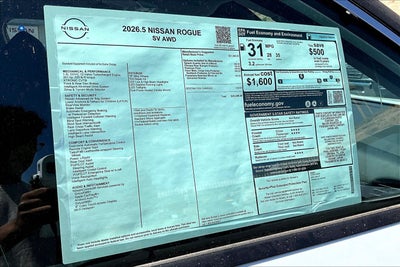 2026 Nissan Rogue SV