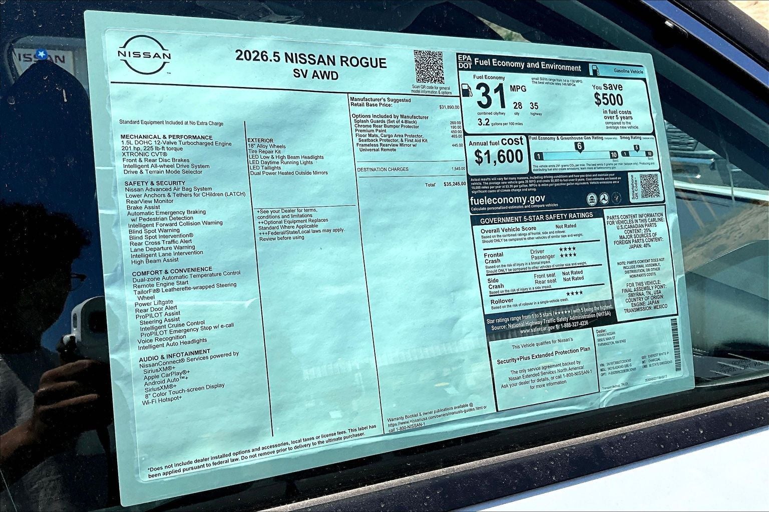 2026 Nissan Rogue SV