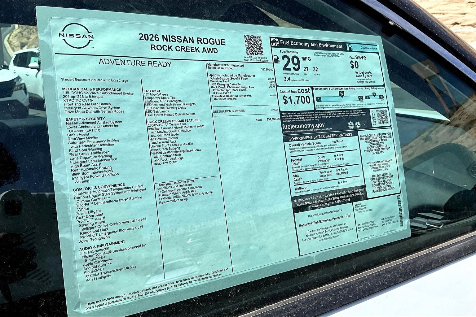 2026 Nissan Rogue Rock Creek®
