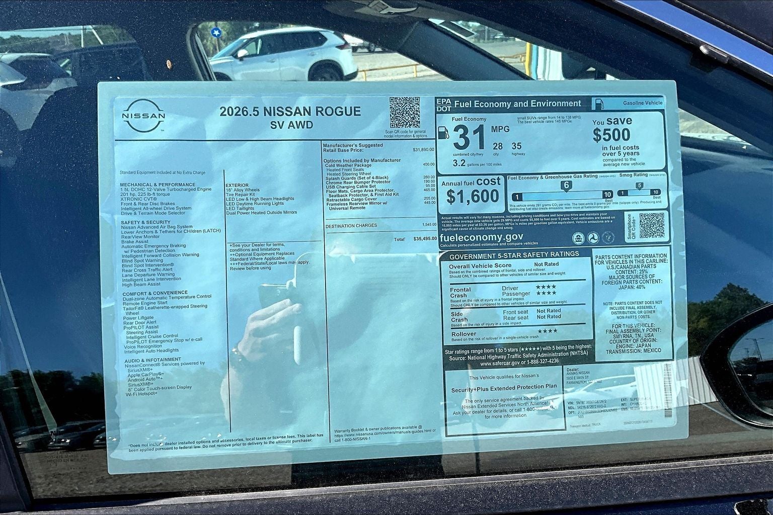 2026 Nissan Rogue SV