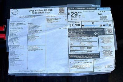 2026 Nissan Rogue Rock Creek®