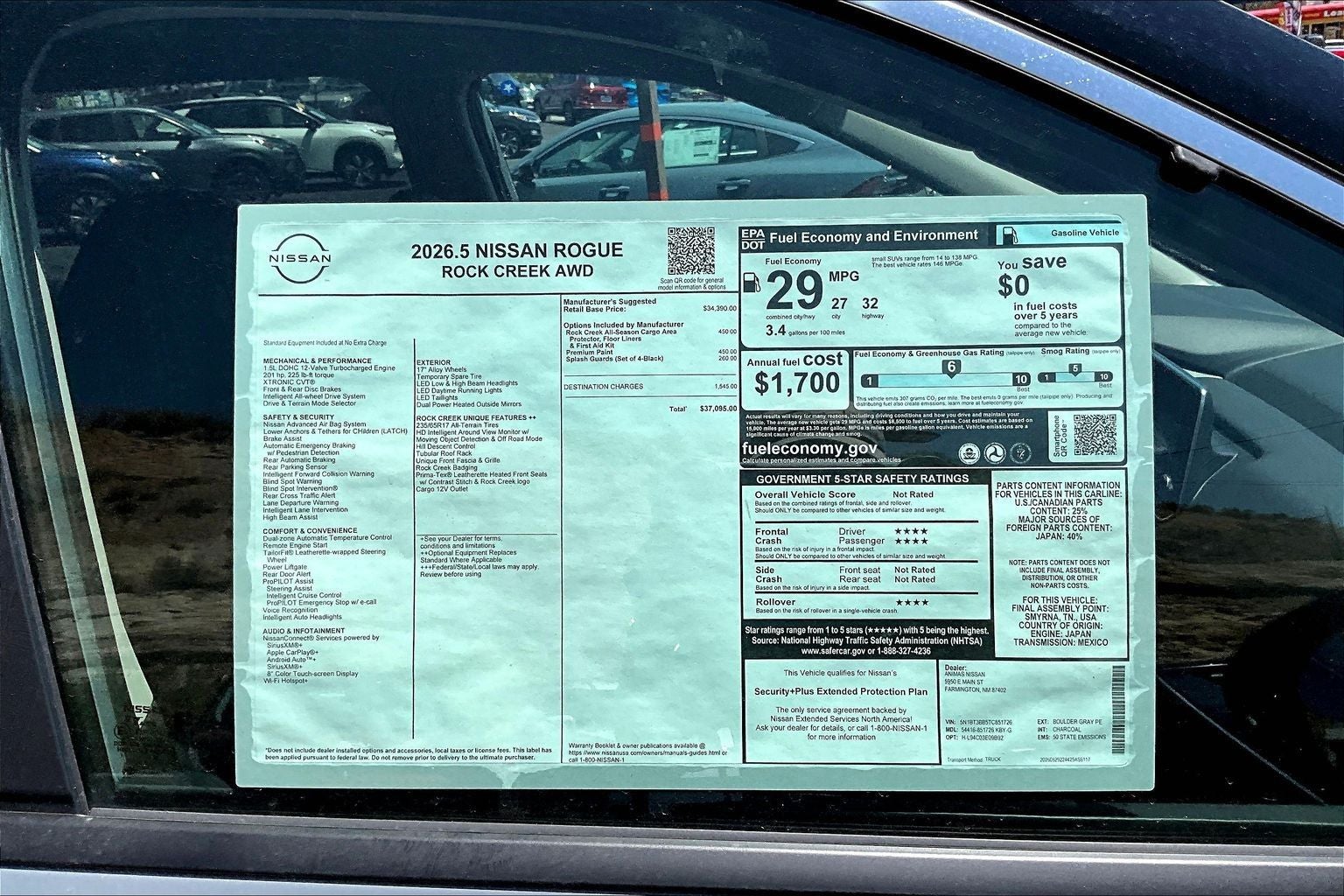 2026 Nissan Rogue Rock Creek®