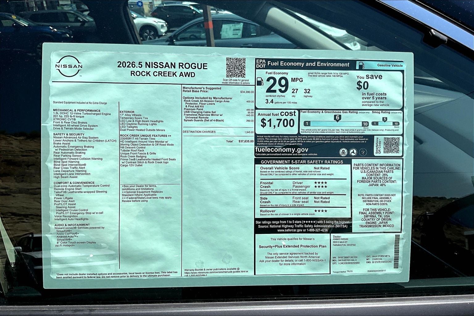 2026 Nissan Rogue Rock Creek®