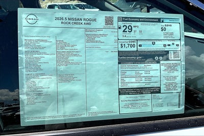 2026 Nissan Rogue Rock Creek®